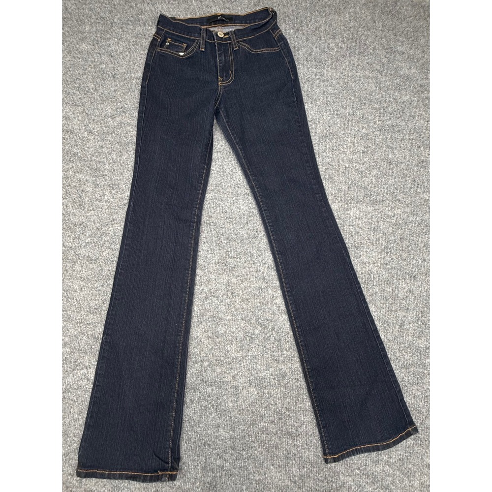 KanCan Dark Wash Flare Jeans KC003G Size 3 25 Blue Denim‎ Made in USA